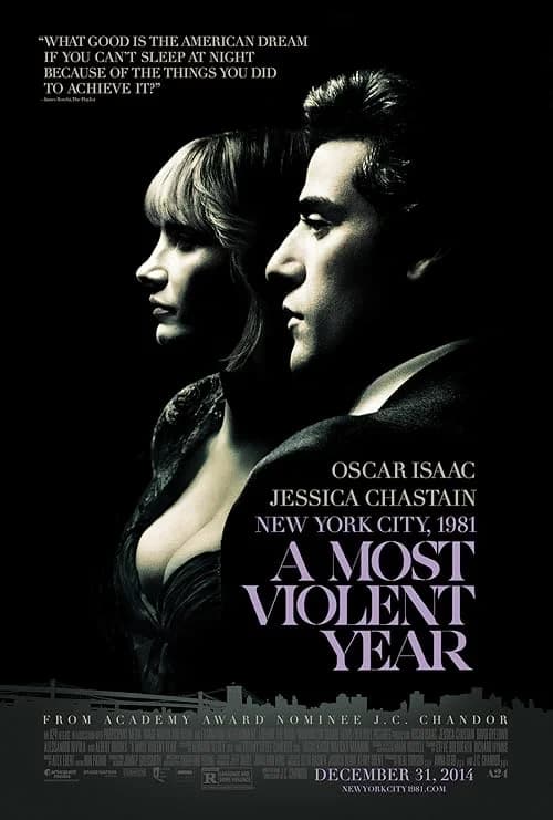 A Most Violent Year film posteri