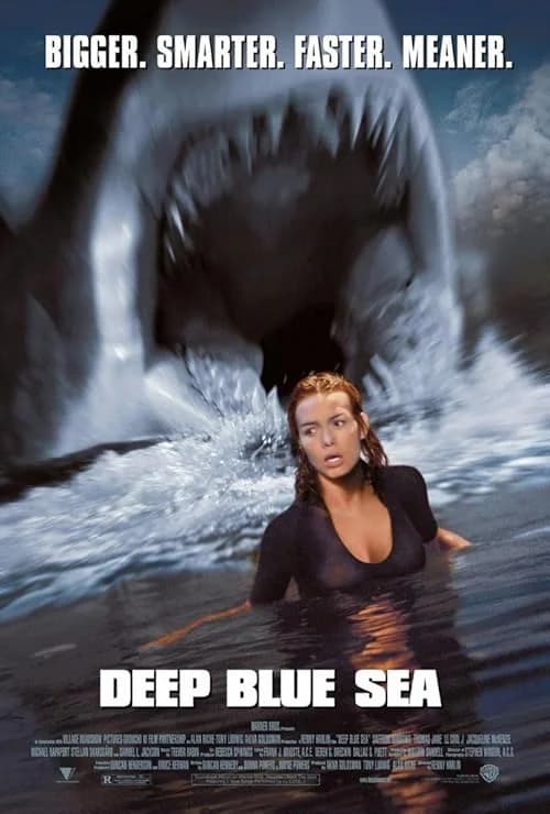 Deep Blue Sea film posteri