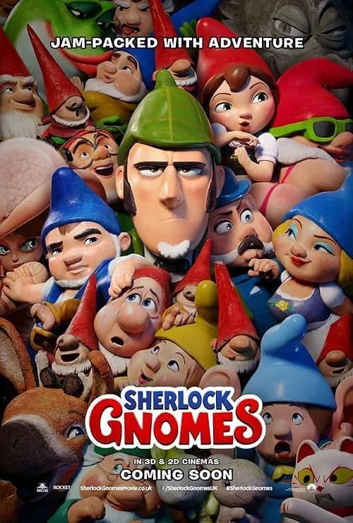 Sherlock Gnomes film posteri